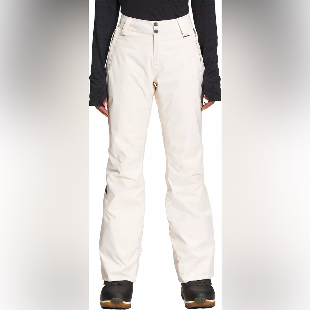 TNF Sally Snow Ski Winter Pants HyVent A27GFN4-M-REG White sz Medium